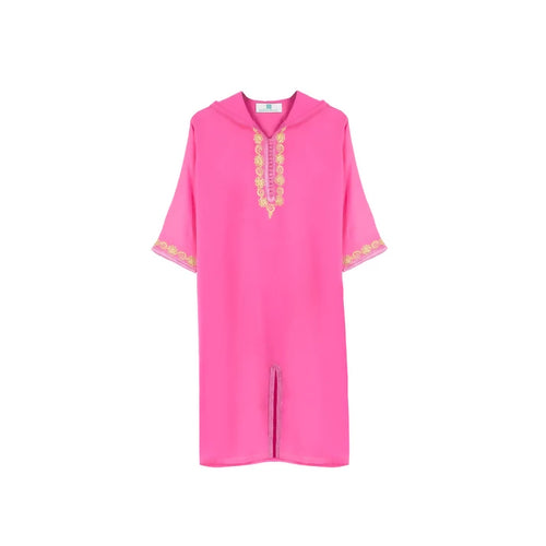 MyTindy Pink Moroccan Djellaba for girls kids
