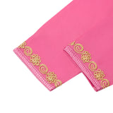 MyTindy Pink Moroccan Djellaba for girls kids, view 3