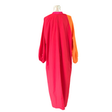 MyTindy Pink, Orange and Red Moroccan Dress, view 4