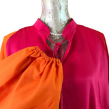 MyTindy Pink, Orange and Red Moroccan Dress, view 6