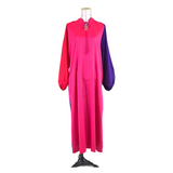 MyTindy Pink, Purple and red Moroccan Dress, view 4