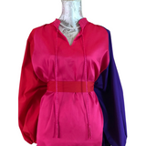 MyTindy Pink, Purple and red Moroccan Dress, view 6