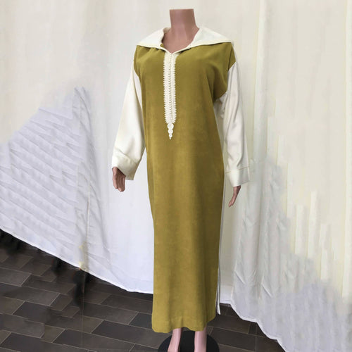 MyTindy Pistachio & White Djellaba
