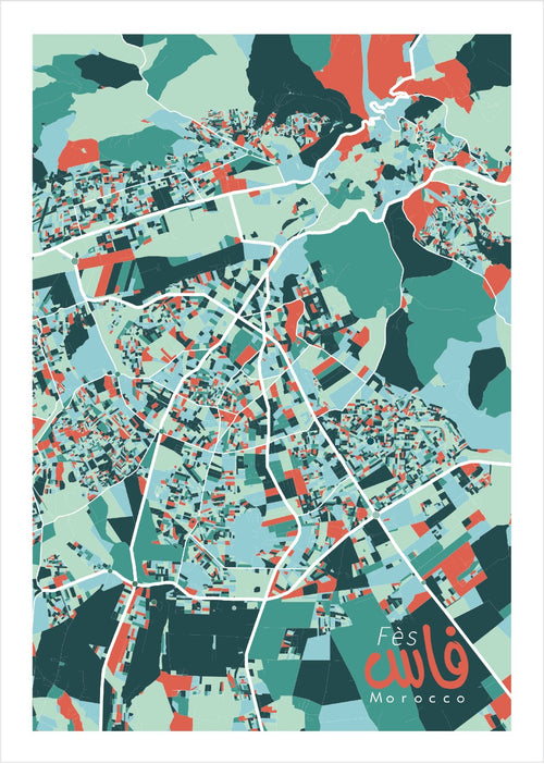 MyTindy Plan de Fès by G.M - Poster