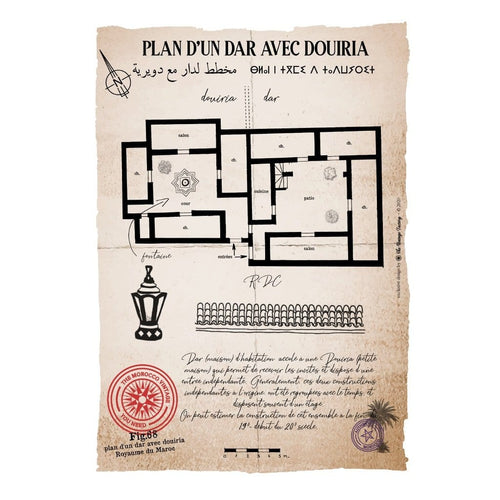 MyTindy Plan of a "Dar with Douiria"