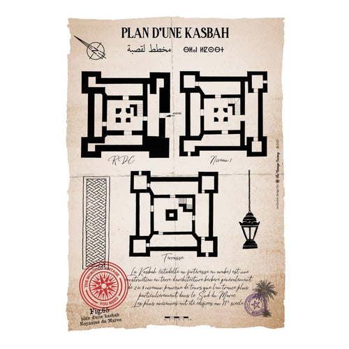 MyTindy Plan of a KASBAH Poster