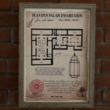 MyTindy Plan of a "Palais d'habitation" Poster, view 3