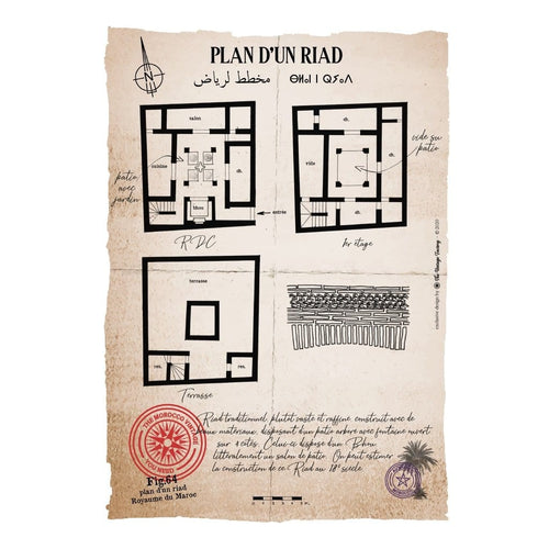 MyTindy Plan of a RIAD Poster