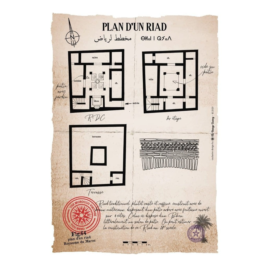 MyTindy Plan of a RIAD Poster
