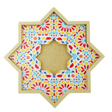 MyTindy Coaster Tray with Moroccan Zellige Pattern, view 4