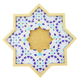 MyTindy Coaster Tray with Moroccan Zellige Pattern, view 5