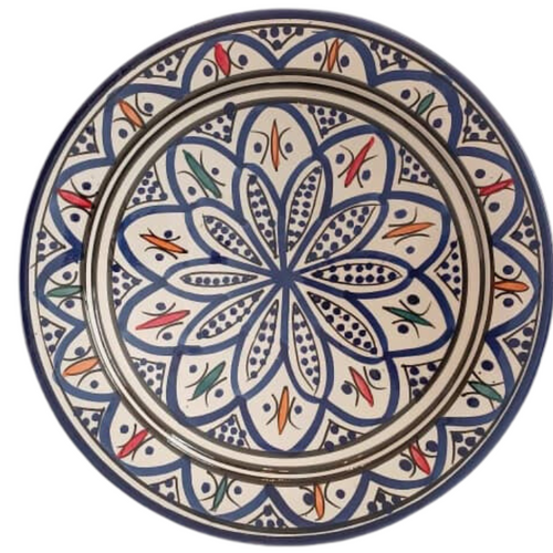MyTindy Plate with blue patterns