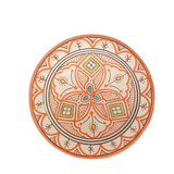 MyTindy Plate with orange patterns, view 2