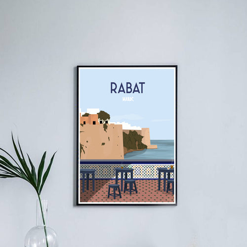 MyTindy Poster - Rabat, Coffee of the Oudayas