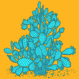 MyTindy PRICKLY PEAR CACTUS Botanical board version POP Poster, view 2