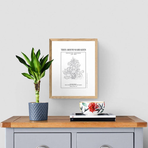 MyTindy PRICKLY PEAR CACTUS Botanical board