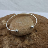 MyTindy Pure ٍSilver Bracelet Engraved With Black Wood, view 3
