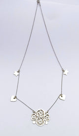 MyTindy Pure 925 Silver Necklace Handcrafted, view 3
