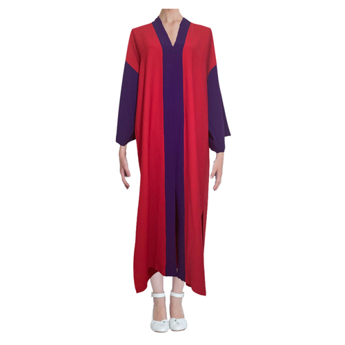 MyTindy Purple and Red Dress