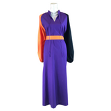 MyTindy Purple, Black and Orange Moroccan Dress, view 2