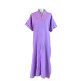 MyTindy Short Sleeves Linen Long Dress, view 2