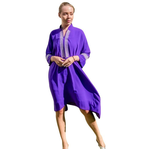 MyTindy Purple Moroccan Caftan