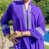 MyTindy Purple Moroccan Caftan, view 4