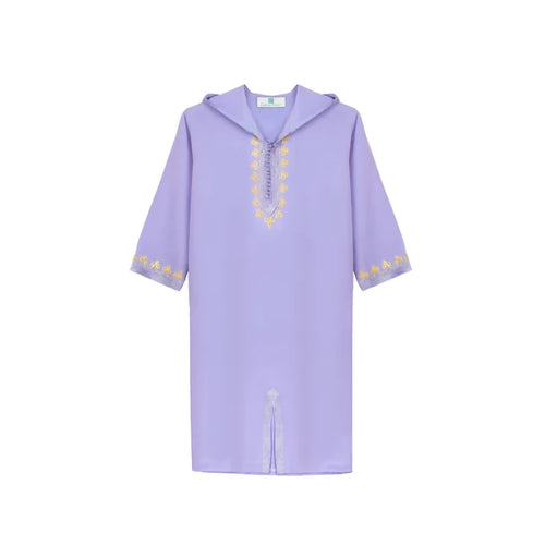 MyTindy Purple Moroccan Djellaba for girls kids