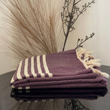 MyTindy Purple Moroccan Towel, view 3
