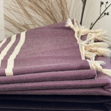 MyTindy Purple Moroccan Towel, view 4
