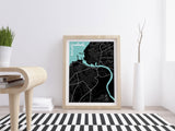 MyTindy Rabat Map by G.M - Poster, view 2