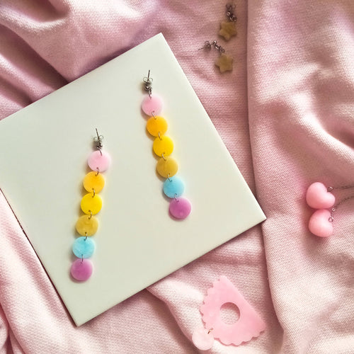 MyTindy Rainbow Confetti Earrings