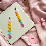 MyTindy Rainbow Confetti Earrings, view 2