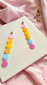 MyTindy Rainbow Confetti Earrings, view 3