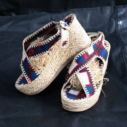 MyTindy Raphia and Wax Sandals