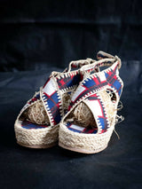 MyTindy Raphia and Wax Sandals, view 2
