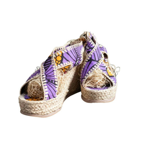 MyTindy Raphia and Wax Women's Sandals