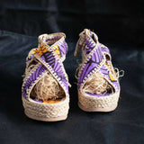 MyTindy Raphia and Wax Women's Sandals, view 2