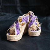 MyTindy Raphia and Wax Women's Sandals, view 3