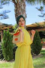 MyTindy Raphia Handbag with Closure, view 2