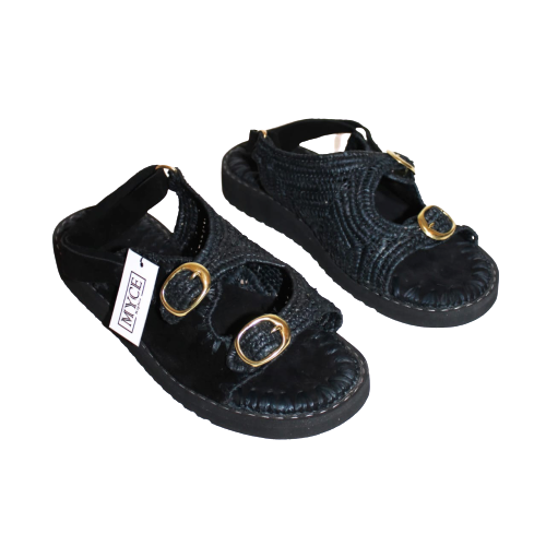 MyTindy Raphia High Sole-Sandal