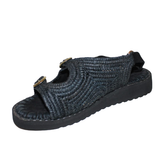 MyTindy Raphia High Sole-Sandal, view 3