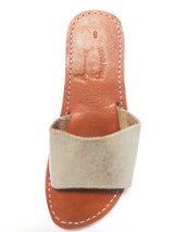 MyTindy Real Leather Grey Sandals, view 3