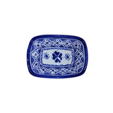 MyTindy Blue-White Rectangular bowl, view 2