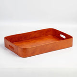 MyTindy Rectangular leather Tray, view 2