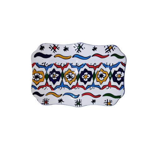 MyTindy Rectangular multi-colored plate