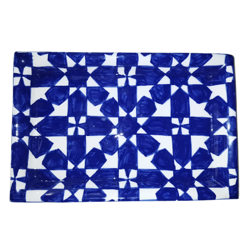 MyTindy Rectangular plate (blue)