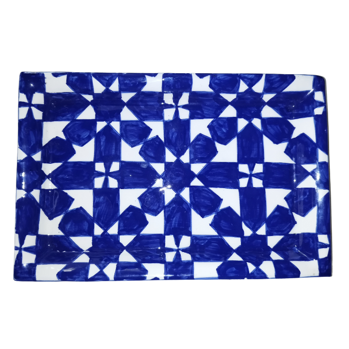 MyTindy Rectangular plate (blue)