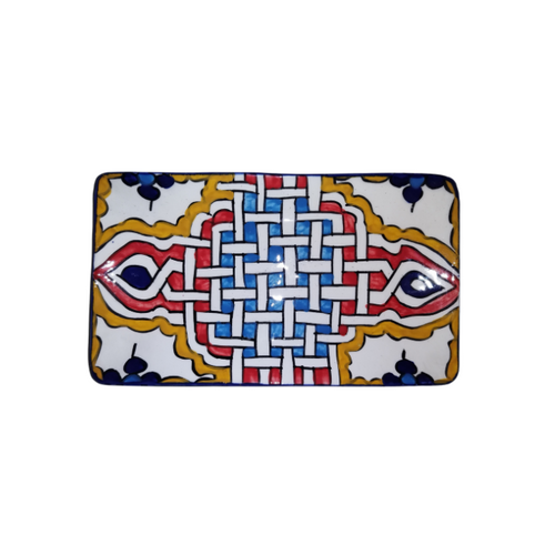 MyTindy Rectangular plate with grid patterns
