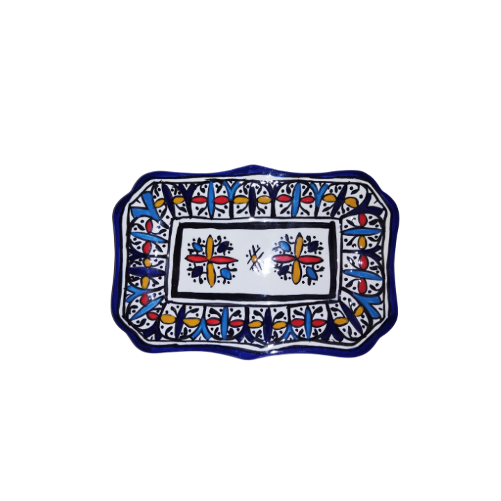 MyTindy Rectangular blue plate